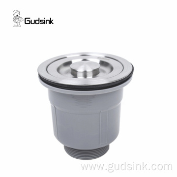 SS 304/201 PP kitchen sink water strainer 110mm